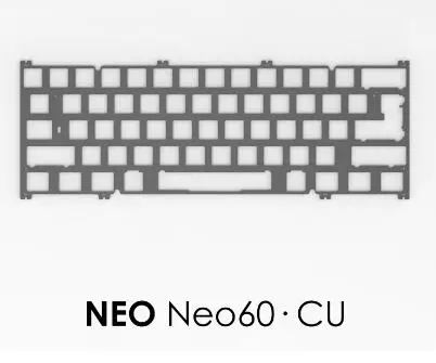 Neo60 CU メカニカルキーボードプレート PC PP FR4 アルミニウム CF