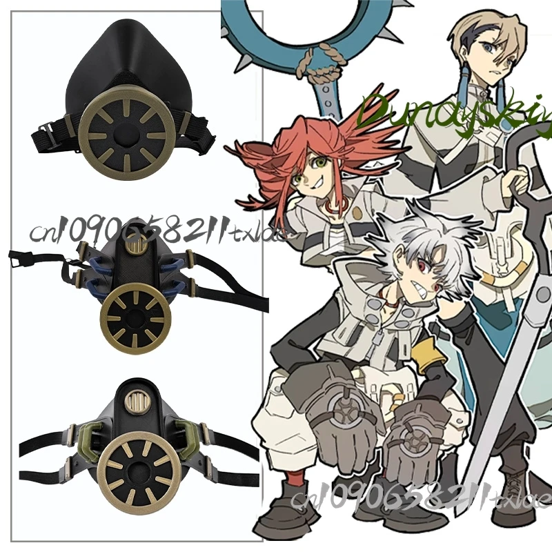 غاتشيكوتا كوسبلاي ريو رود Zanka تأثيري الدعائم عالية الجودة 3D PLA قناع بارد الشرير القوطية جيراي كي حفلة الهالوين عيد الميلاد #1