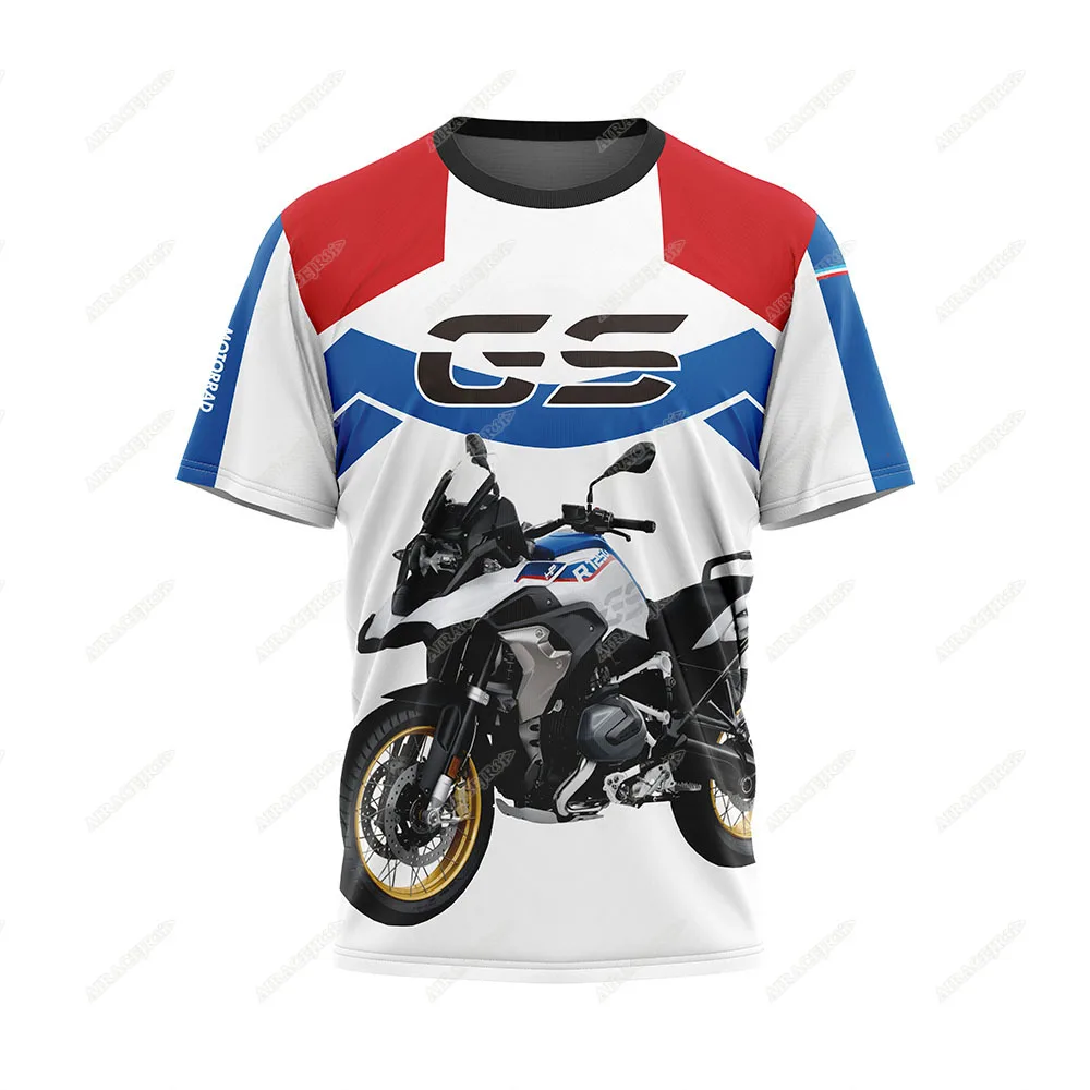 

Motorrad For BMW R1250 GS Motorcycle Motorsport Racing Jerseys ADVENTURE Riding Sports Travel T-Shirt Summer Quick Dry