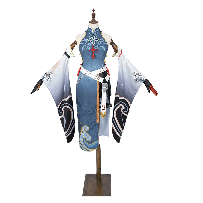 Irelia H Store Honkai: Star Rail Feixiao Cosplay Costume Game Feixiao Dress Halloween Costumes Women Party Cheongsam