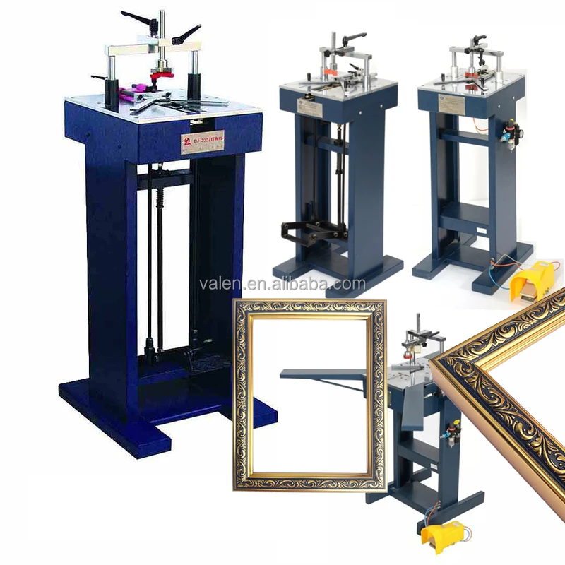 Foot-pedal Operated UNDERPINNERS (v-nailers)r/Frame Joiners/manual Frame Cutting Machine and Joining Machine
