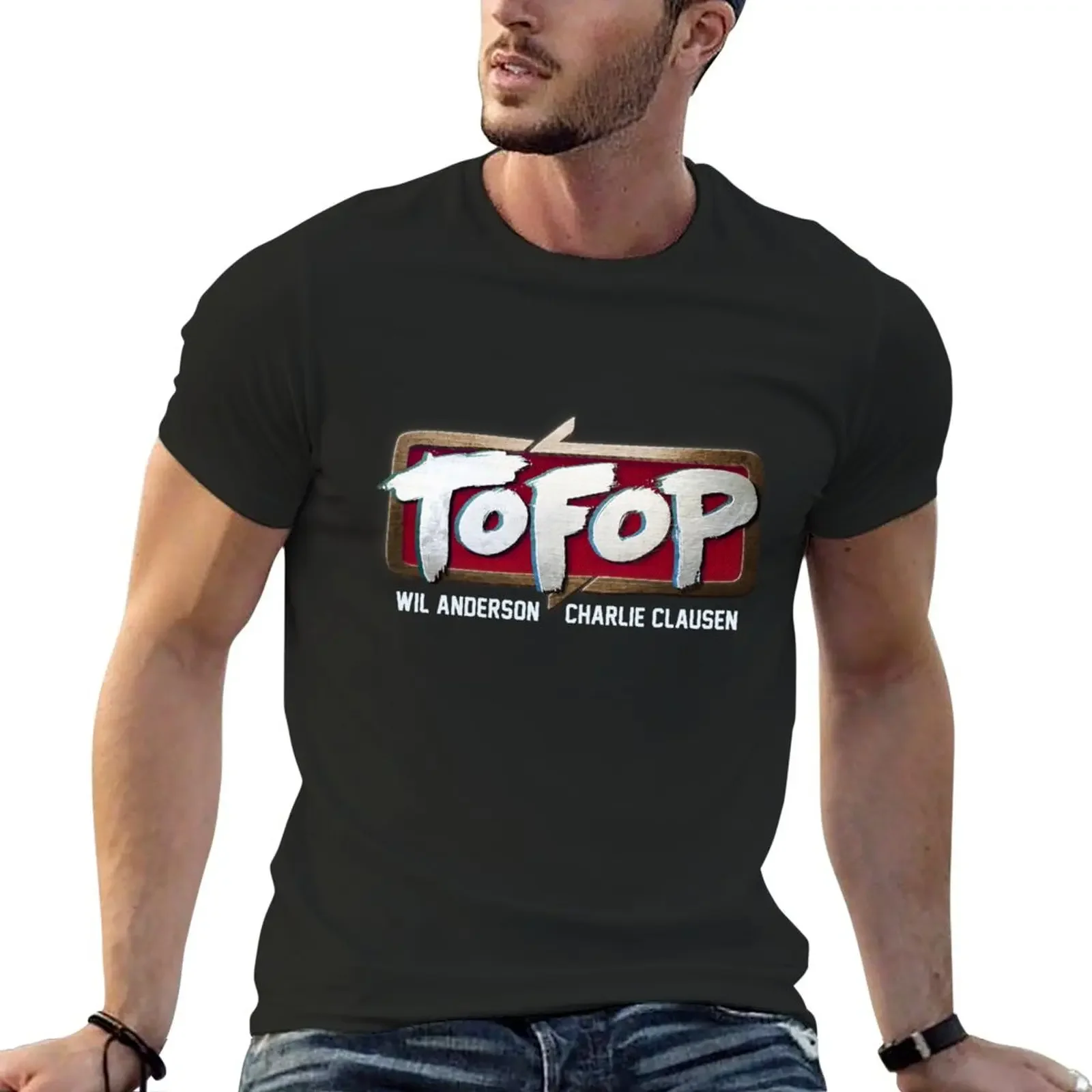 TOFOP 2016 LOGO T-Shirt for a boy korean fashion customs design your own mens graphic t-shirts hip hop