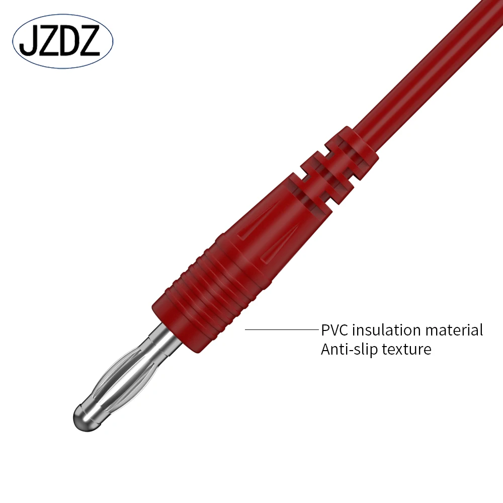 Imagem -05 - Jzdz-multi-meter Test Leads Fio de Linha de Cabo 100 cm Double Ends mm Banana Plug Conector Elétrico Ferramentas Faça Você Mesmo J.70055 Pcs