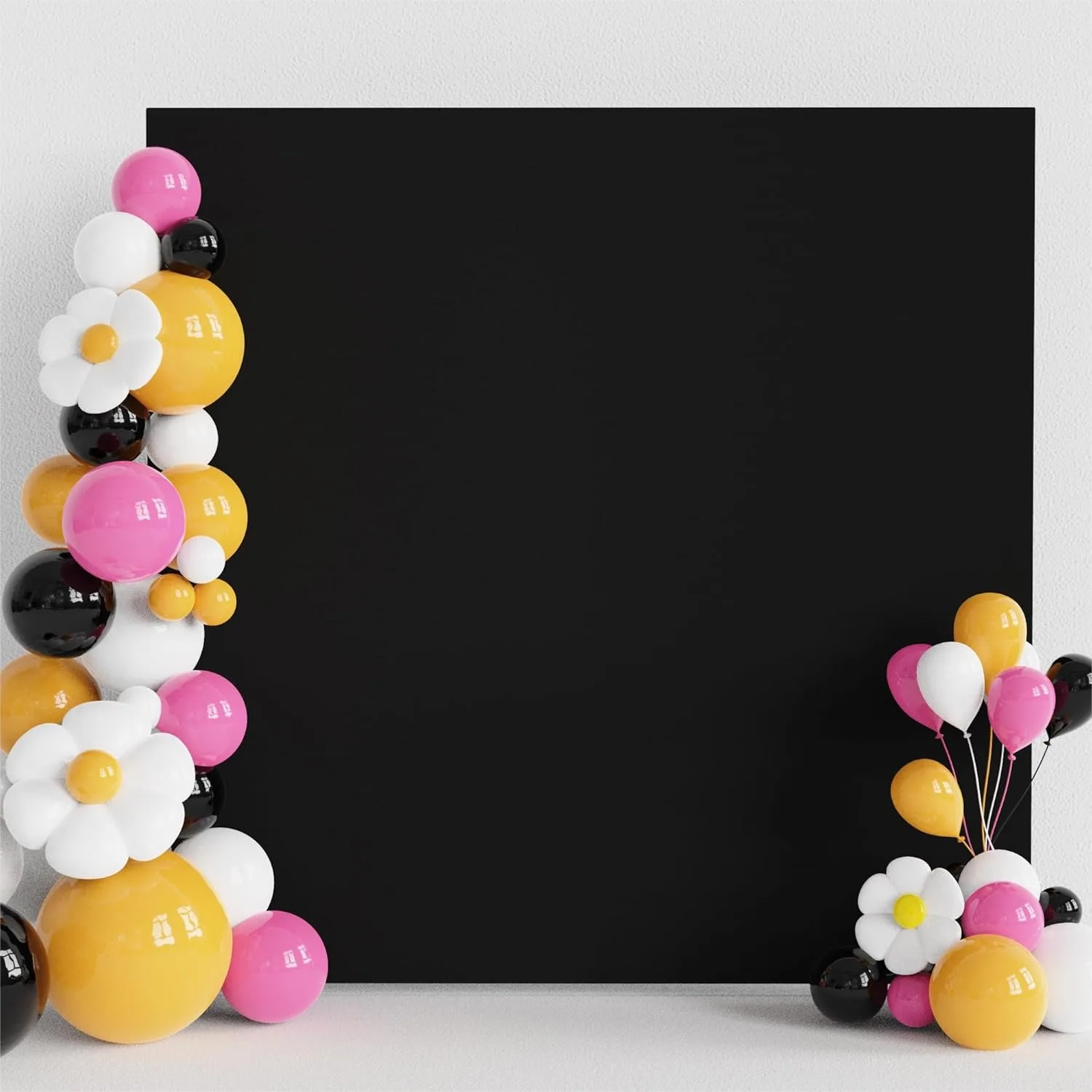 

Black Spandex Square Arch Cover 6.6x6.6ft for Wedding Backdrop Decoration