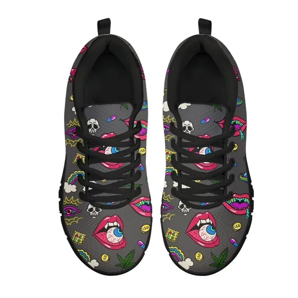 Zapatillas de correr para hombre y mujer, zapatos con estampado Subliminal, hechos a medida