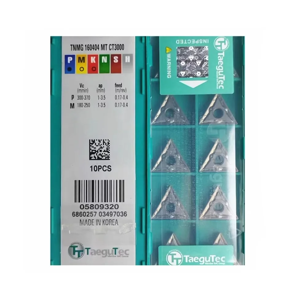 

TNMG160404-MT TNMG160408-MT CT3000 cermet Lathe External Turning Tool Steel processing High quality CNC turning insert