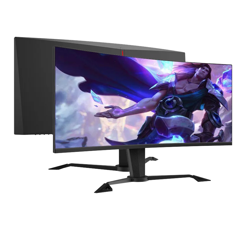 Frameless 35 Inch Gaming Monitor Full HD 3440*1440 180hz curved gaming monitor