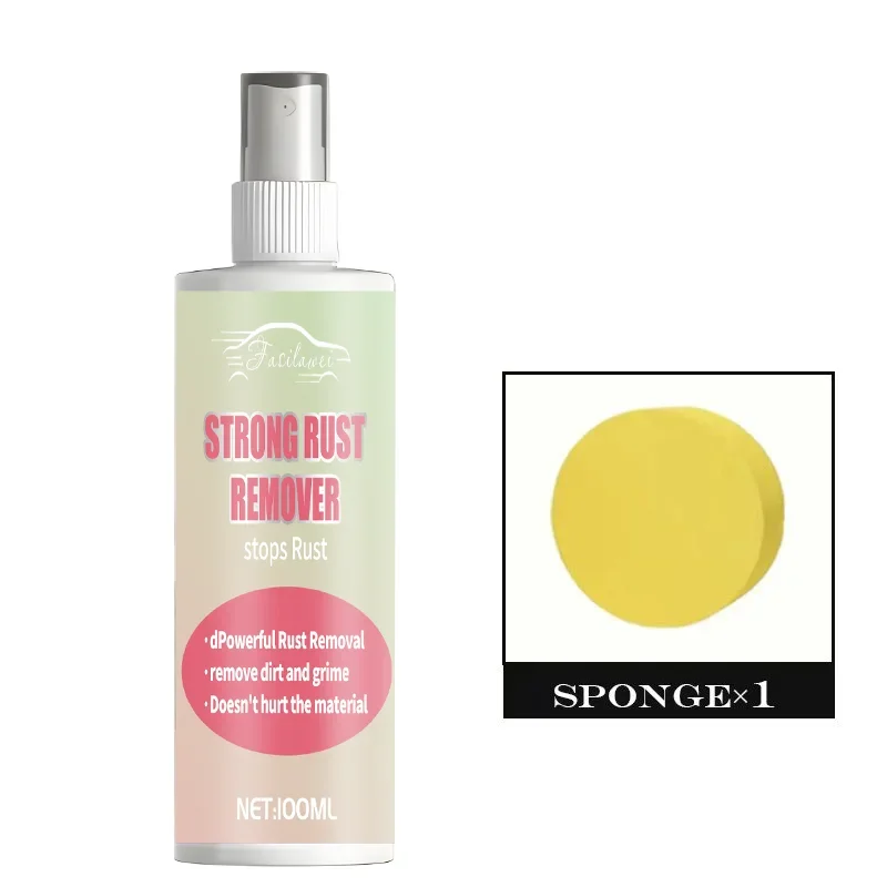 Universal Rust Removal Spray, Iron Out Rust Converter Spray, Metal Rust Remover, for Automobile Parts, Tires, Rims, Door