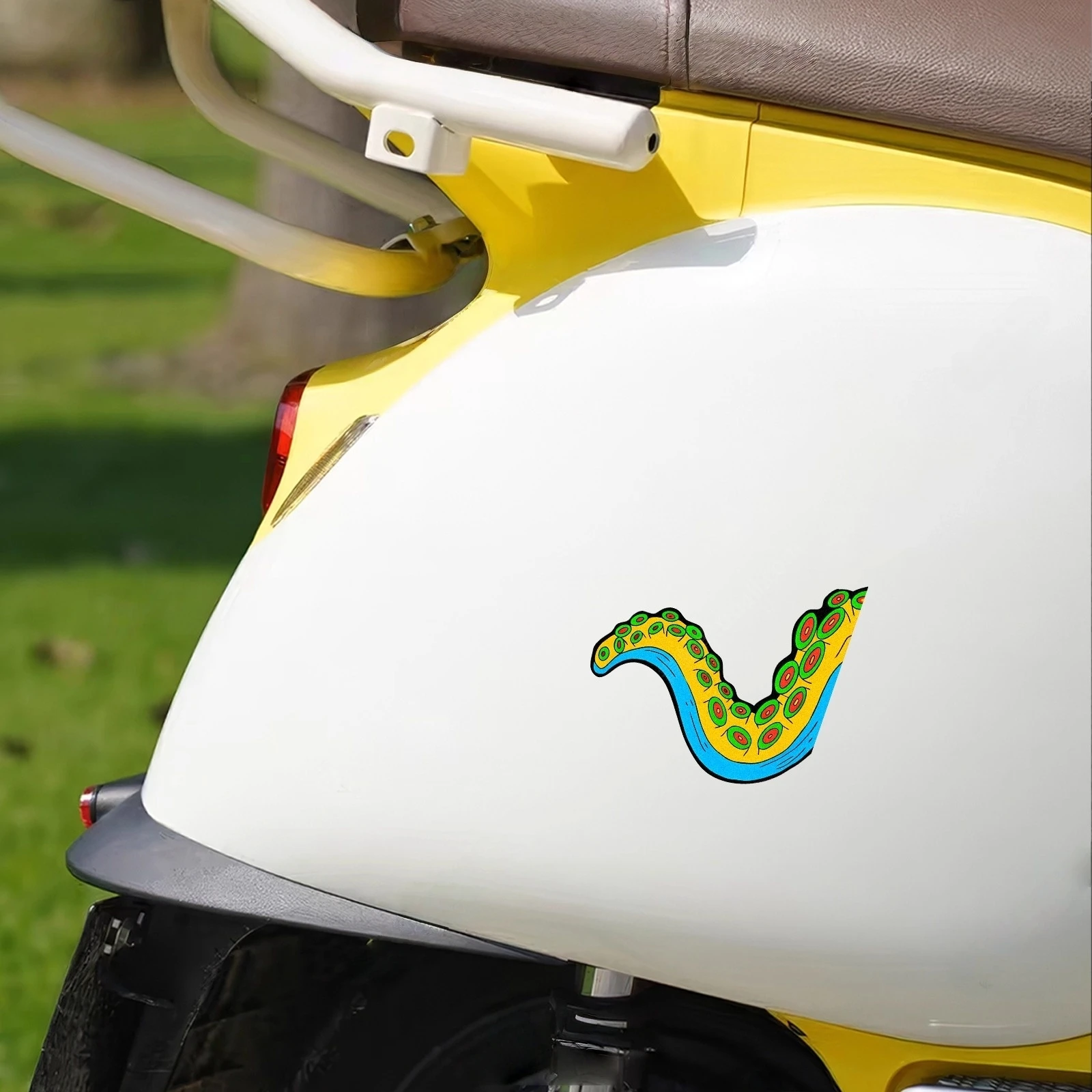 1PC Octopus Tentacle Motorcycle Stickers Funny for Motorbike Scooter Helmet Laptop Bicycle Car Universal Waterproof Vinyl Decals image 5