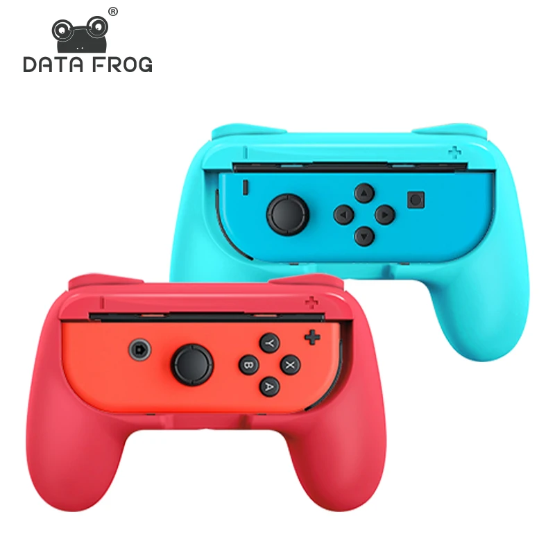 DATA FROG 2 PACK Grips for Joycon Comfort Holder Grip for JoyCon Compatible with Nintendo Switch Oled Gaming Sport for Joy Con