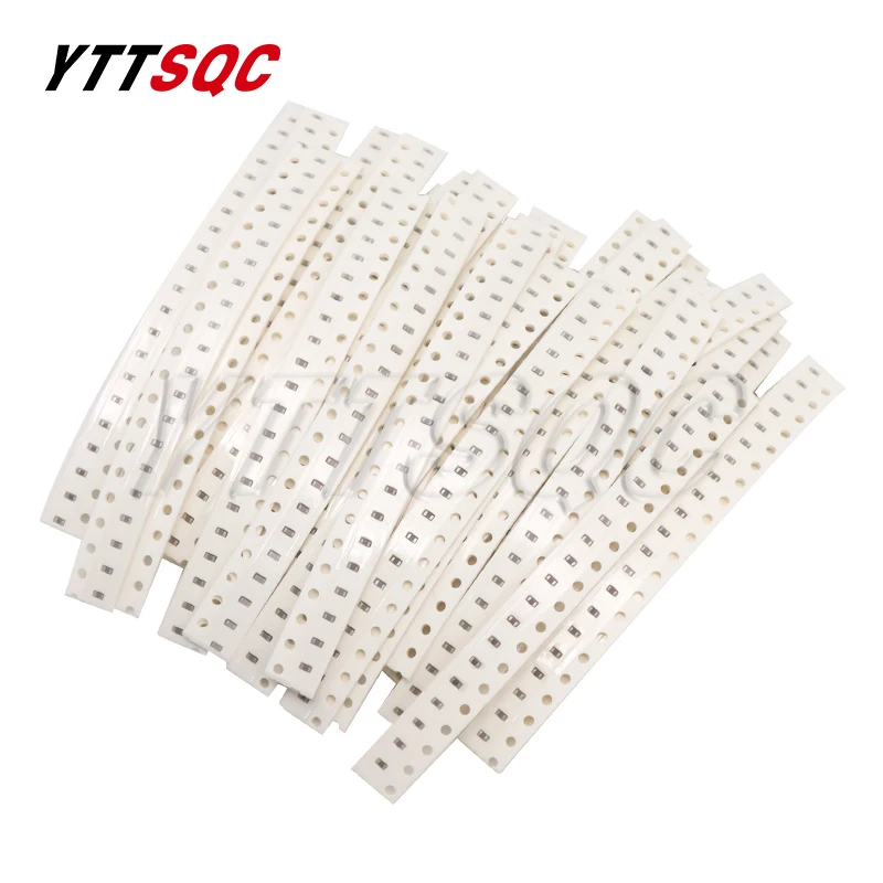 320PCS 720PCS 0603 0805 1206 SMD Capacitor Assorted Kit 16/36/50Values 1PF - 10UF Capacitance Set 100NF 0.1UF 1UF 2.2UF 4.7UF