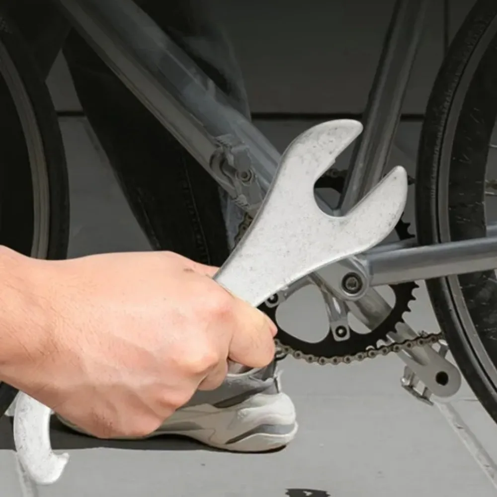 Multi Functional Tail Hook Metal Wrench Bicycle Bike Lock Ring Remover Bottom Bracket Repair Spanner Bicycle Repair Accessories - view 4