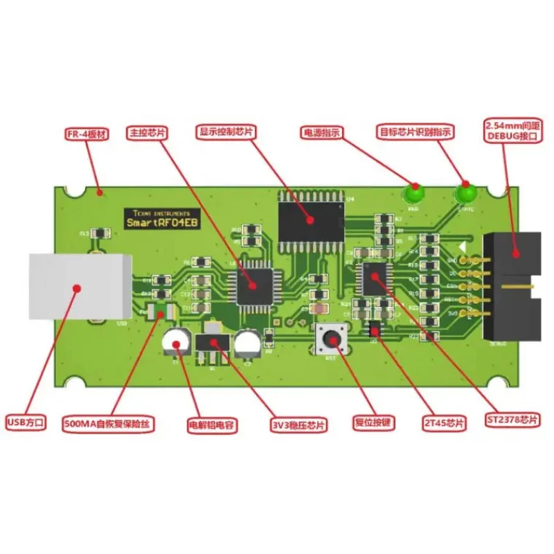 ZigBee Downloader SmartRF04EB Emulator Support CC2530/2541 Protocol Analysis Enterprise Edition