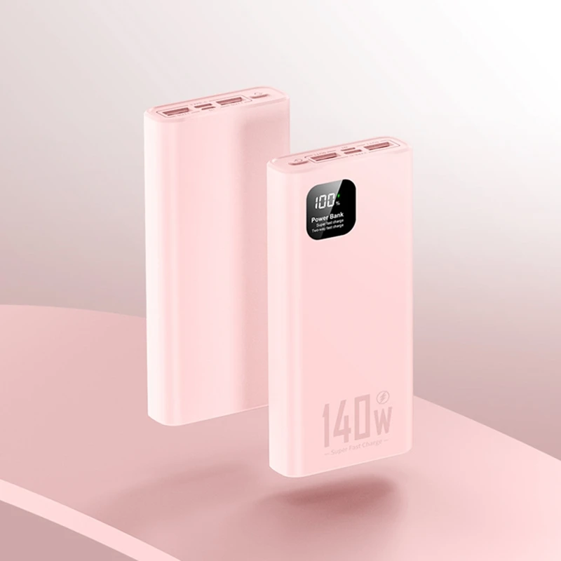 Power Bank ad alta capacità da 100000 mAh 140 W PD 22,5 W Caricabatteria portatile a ricarica super veloce per iPhone 12-17 Samsung