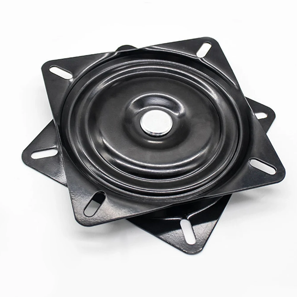 

Rotary Chair Swivel Plate Black 360 Degree Noiseless Smooth Rotation for Recliner Mechanism Base Furniture Leg Hardware