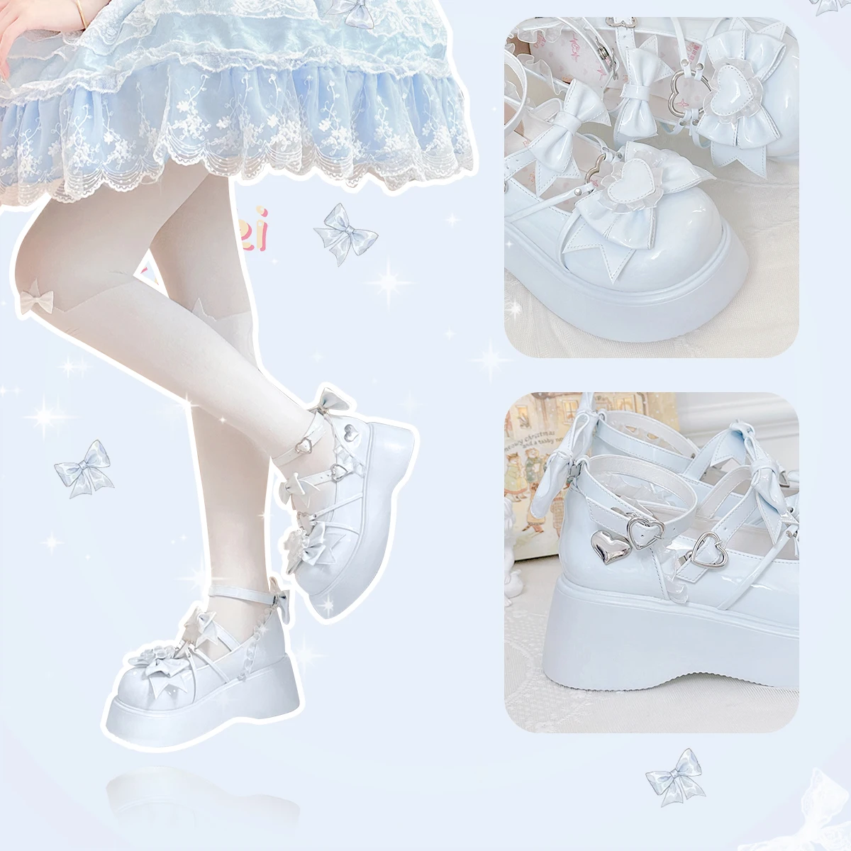 Originele Japanse Lolita enkele schoenen schattig zacht meisje Lolita schoenen Sweet Lolita meisje theekransje schoenen met dikke zolen