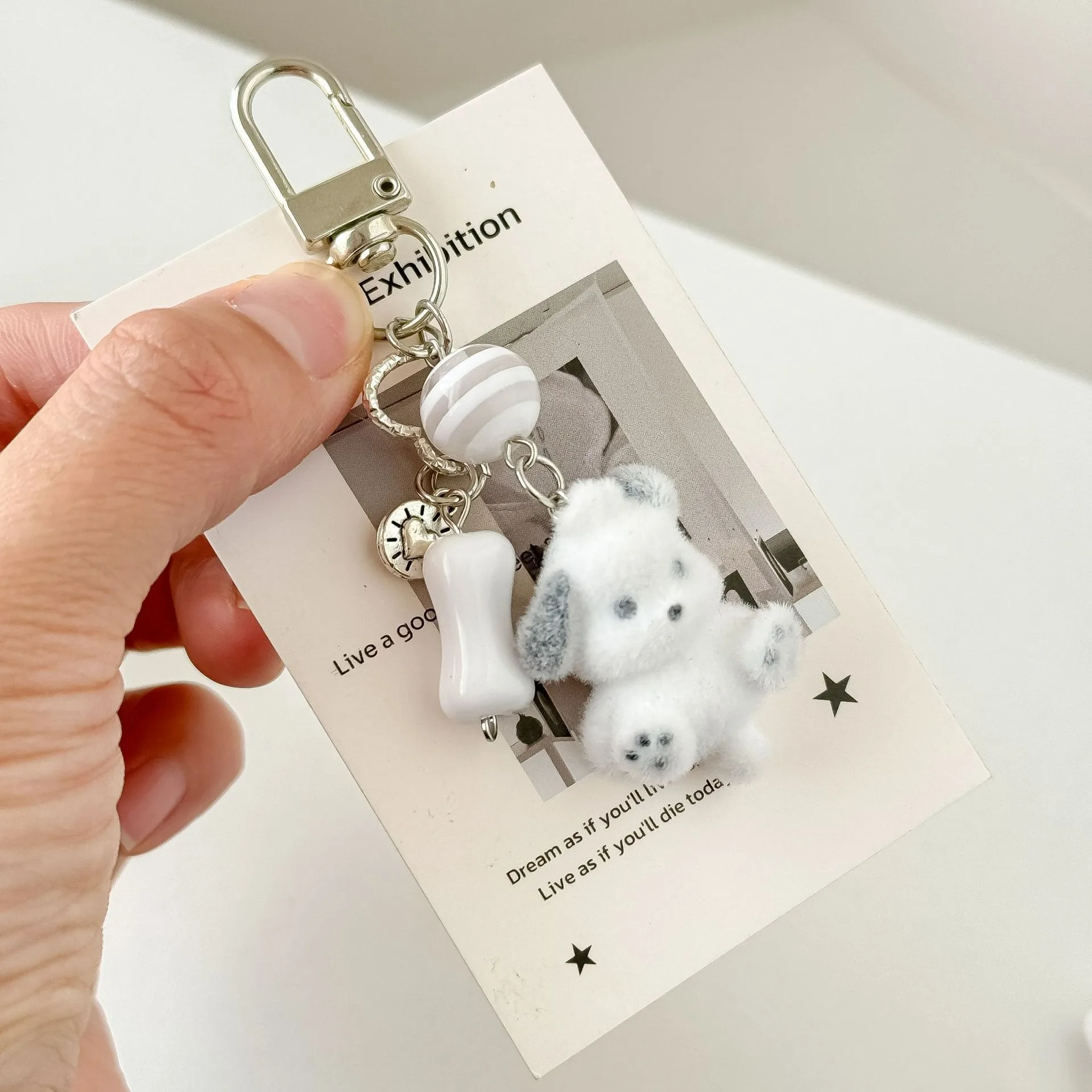 الكورية لطيف لطيف لطيف فروي الحيوان الصغير البطة جرو المفاتيح فتاة القلب بطة صفراء صغيرة كوالا أرنب الهاتف المحمول المعلقات #5