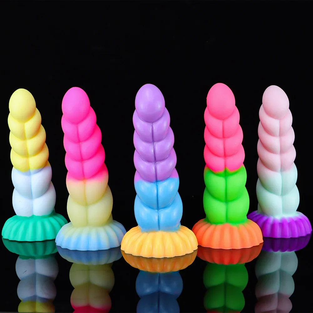 Twist Rope New Special-shaped Silicone Soft Mixed-color Women Flirt with Couples To Stimulate G-spot Simulation Masturbation Fun