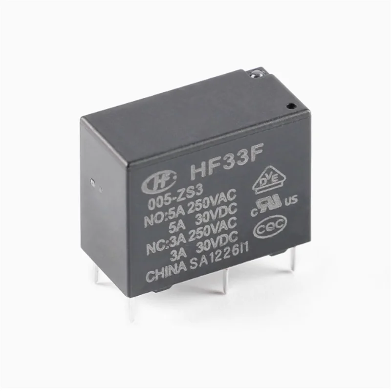 10piece  HF33F/005-ZS3 、HF33F/012-ZS3 、HF33F/024-ZS3  DIP-5  New power relay  HF33F-005-ZS3 、HF33F-012-ZS3 、HF33F-024-ZS3