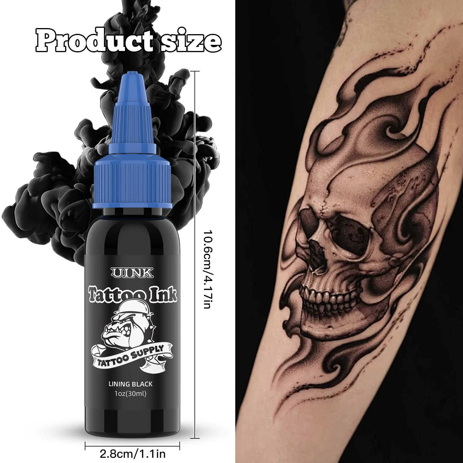 30ml High Quality Tattoo Ink Red/White/Black Three Colours Pigment Body Art Tattoo Ink Kit Tattoo Supplies Accessories