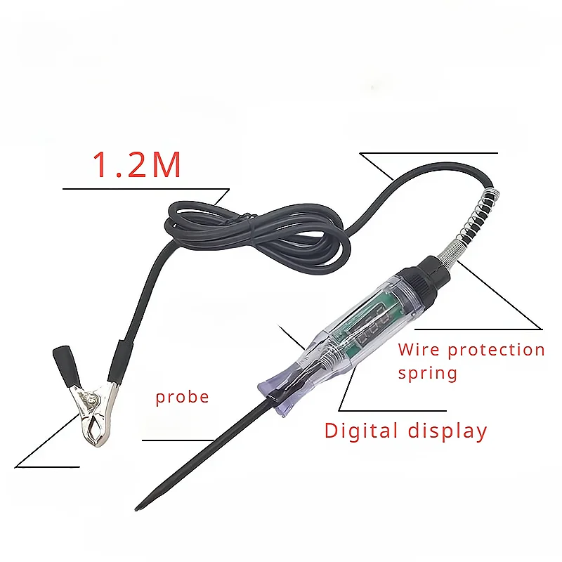 Automobile Digital Display Measuring Pen Wholesale Fault Circuit Maintenance Universal Diagnostic Multi-function LED Screen