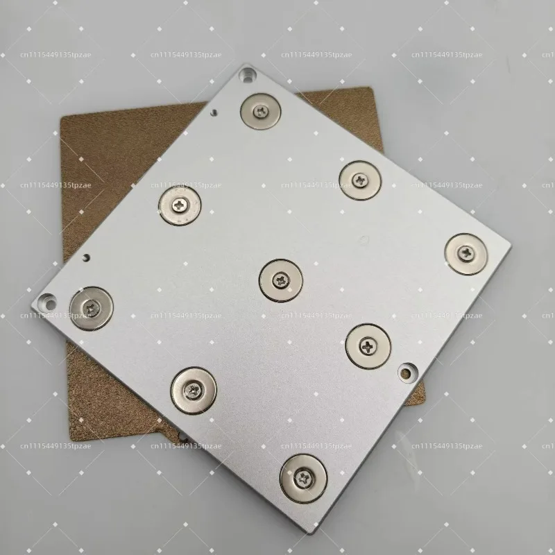 1Pc 120x120mm MIC6 Aluminum Magnet Build Plate, Ultem PEI Spring Sheet Upgrade Kit for V0 3D Printer