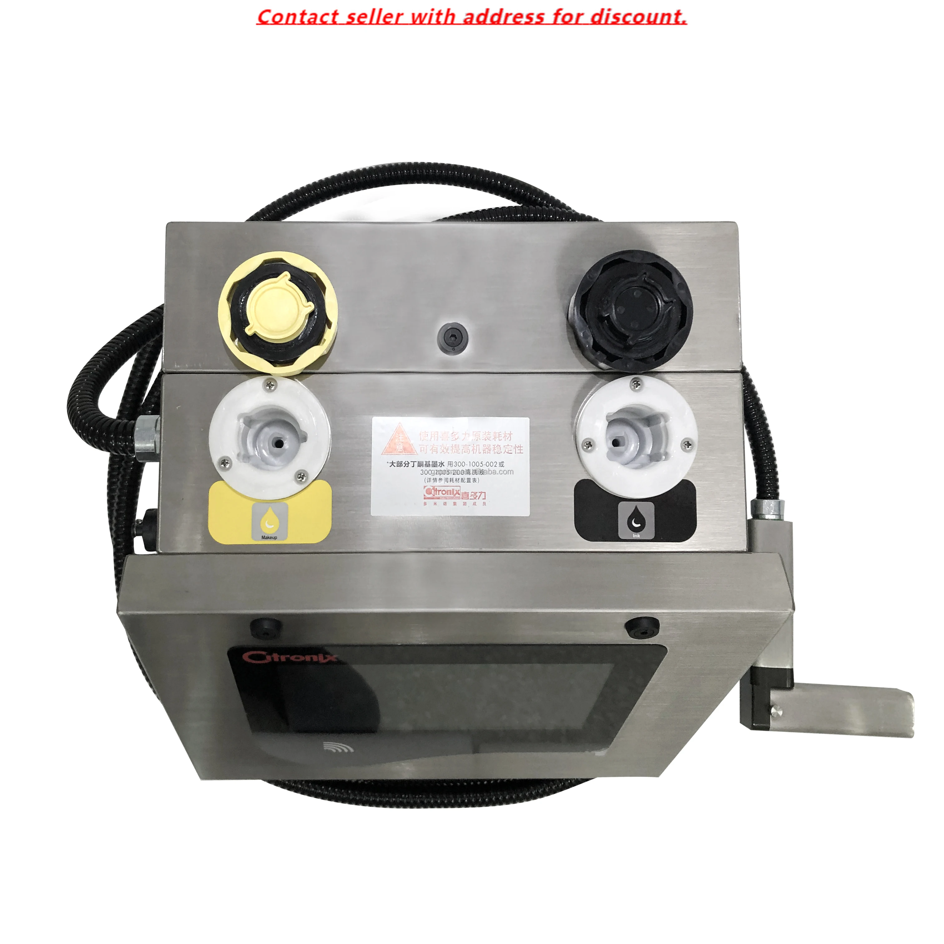 

Citronix Ci5500 High Contrast Continuous Inkjet Printer 1-5 Lines IP55 Mini Cij Date Printer Batch Coding Machine For Plastic