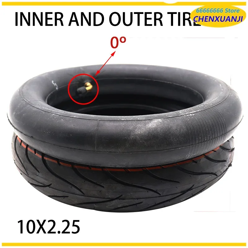 2 pçs tubo interno de borracha para 10 "hover board f1 a8 scooter elétrico inteligente 2 rodas scooter 10x2.25 pneus com