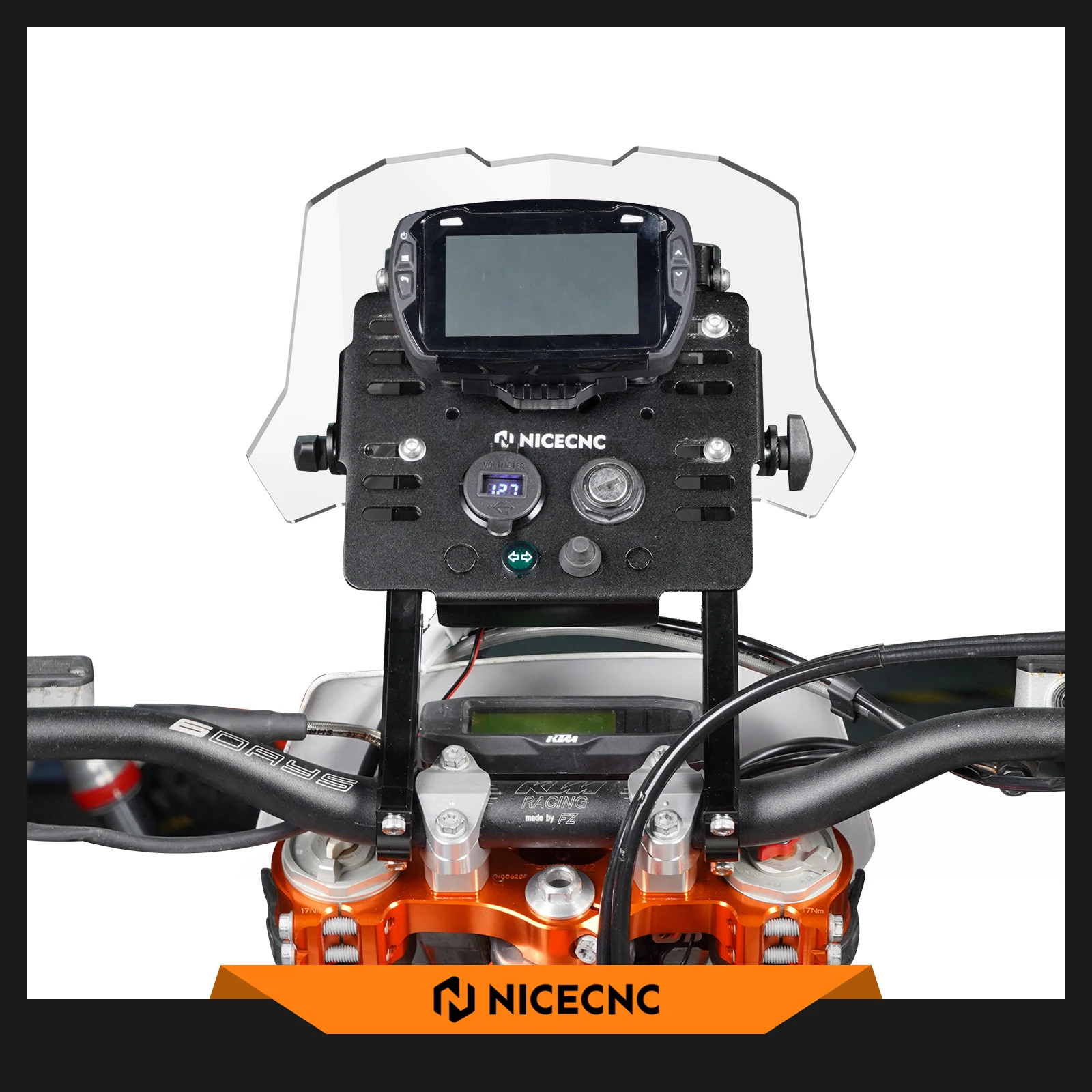 2025 2024 For Stark Varg EX MX GPS Mount Bracket Mini Fairing Kit For Surron Ultra Bee Stark Varg Accessories Electric Dirt Bike