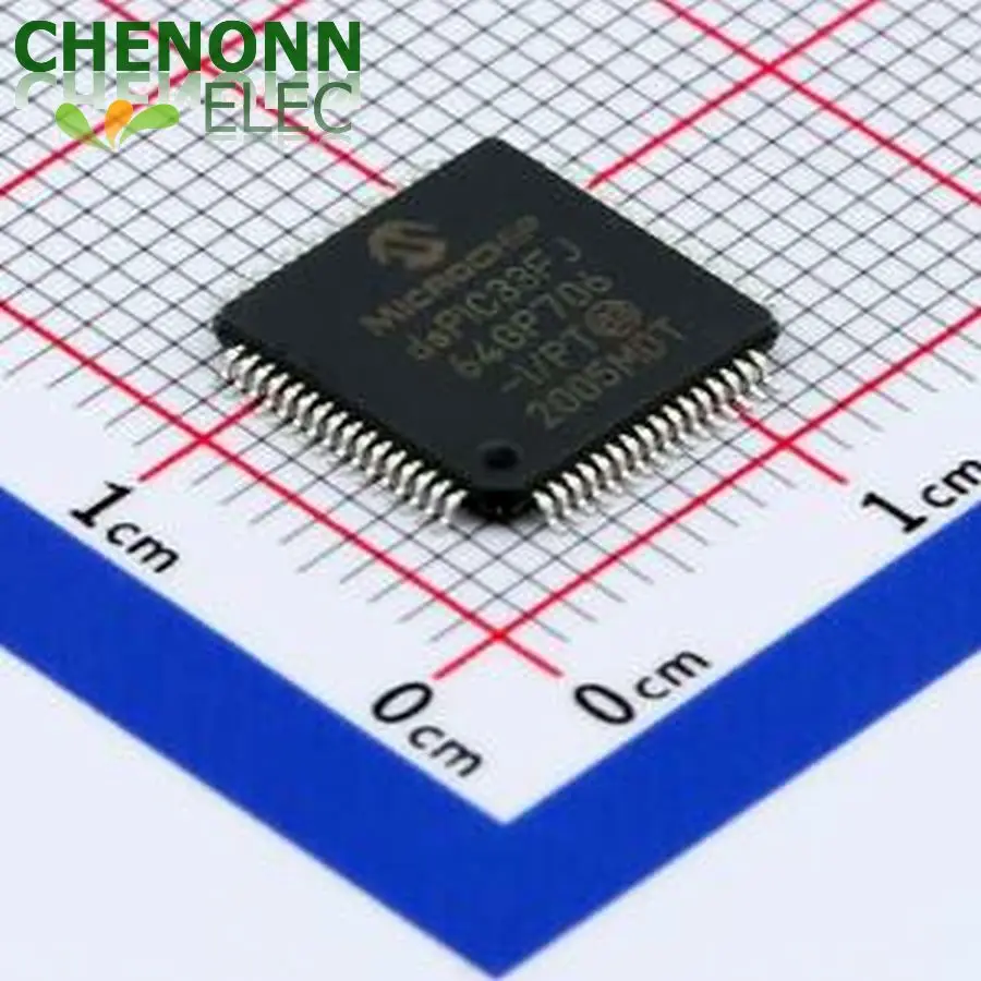 2PCS/LOT DSPIC33FJ64GP706-I/PT (Digital Signal Processors)