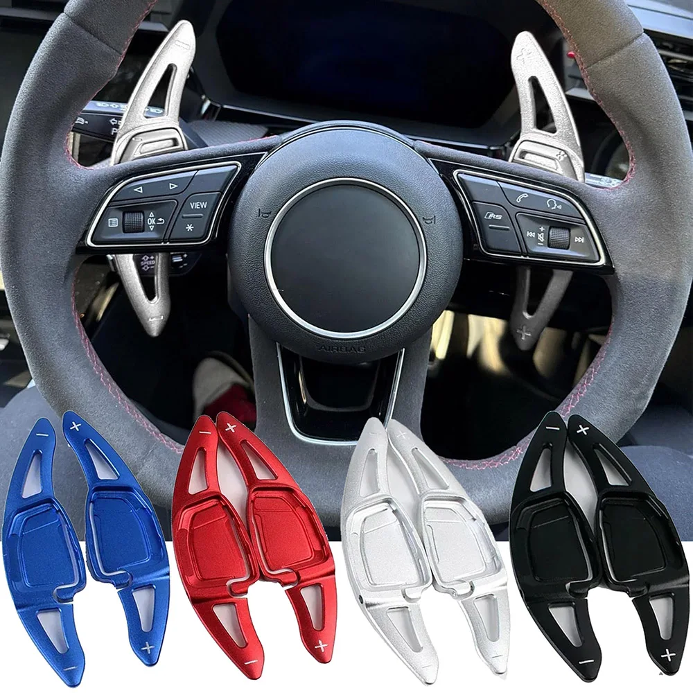 

Aluminum Steering Wheel Shift Paddle Extensions for Audi RS5/RS7/RS6 Avant(2021-2025),e-tron GT/RS e-tron GT/RS3(2022-2025)