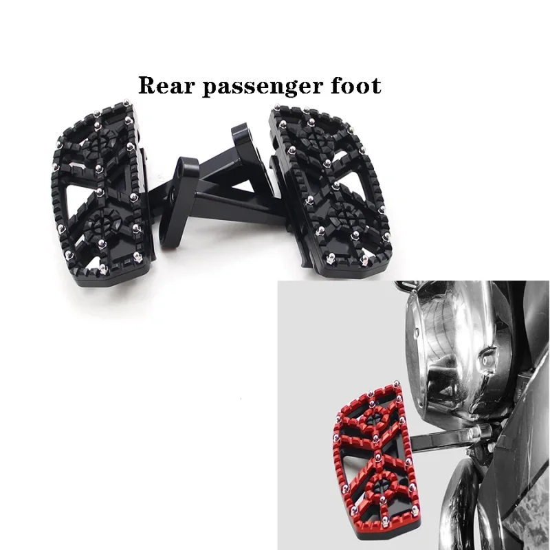 Motorcycle Rear Passenger Foot Pegs Foot Pedals Universal for Touring Models Rear Footrest Accessories