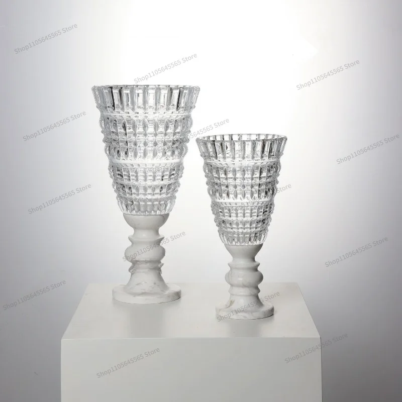 For High Footed and Large Caliber Hydroponic Fresh Flowers, Dried Flowers, Living Room Decorations