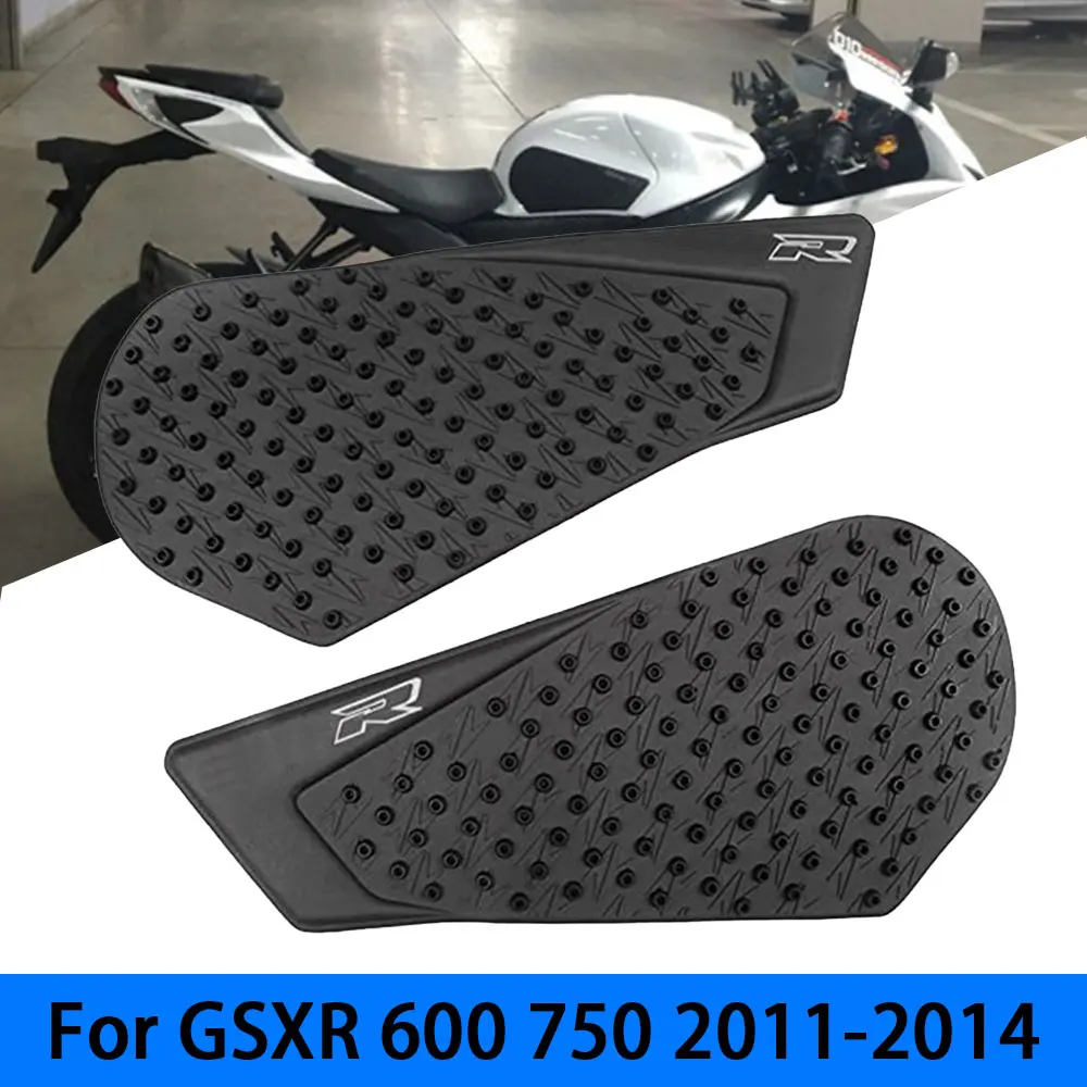 Side Pad For Suzuki GSXR600 GSXR750 2011 2012 2013 2014 L1 L2 L3 L4 Motorcycle Anti-Skid Sticker Protection Fuel Tank Decal