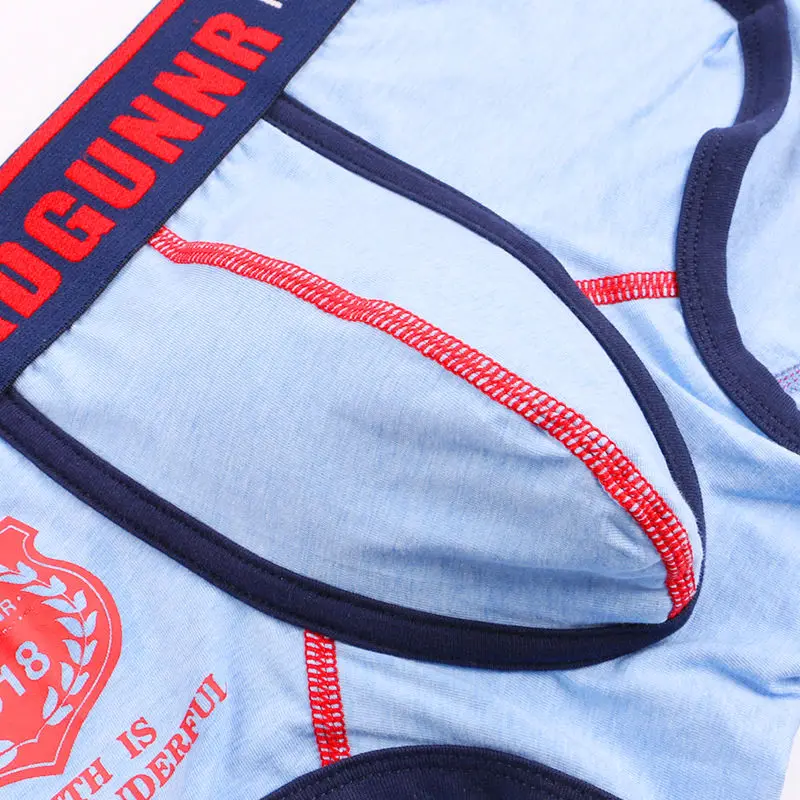 4-pack men's underwear men's boxers youth sports shorts breathable cotton fashionable boxers personality men's underpants briefs