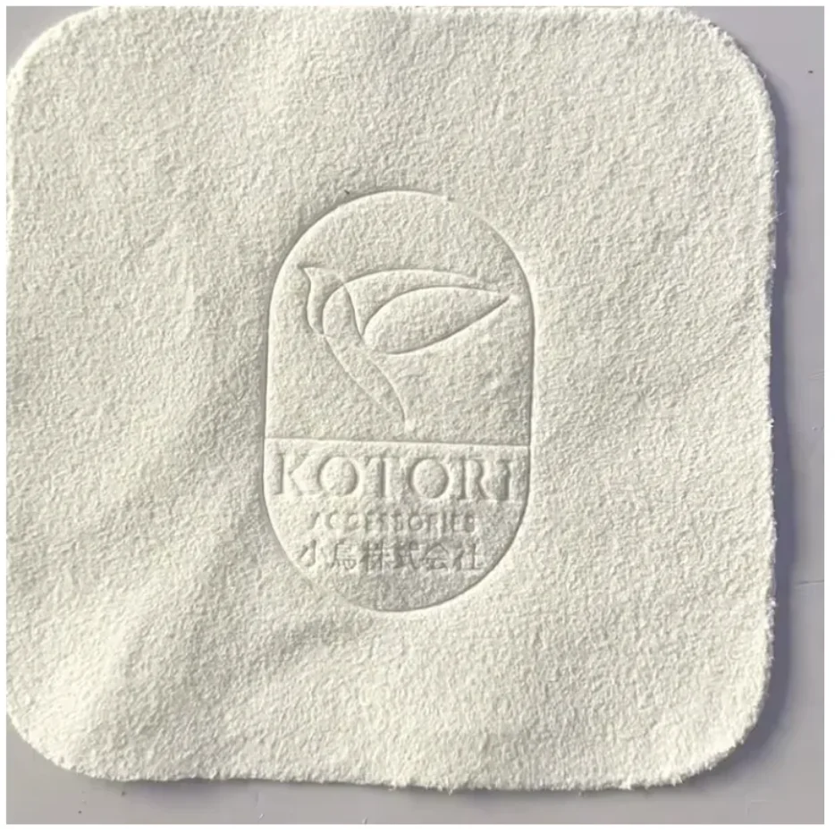 Custom Pearl Care Cloth, Diamond Necklace Pearl Oxidation, Lambskin 8*8 LOGO, Production, Individual Packaging
