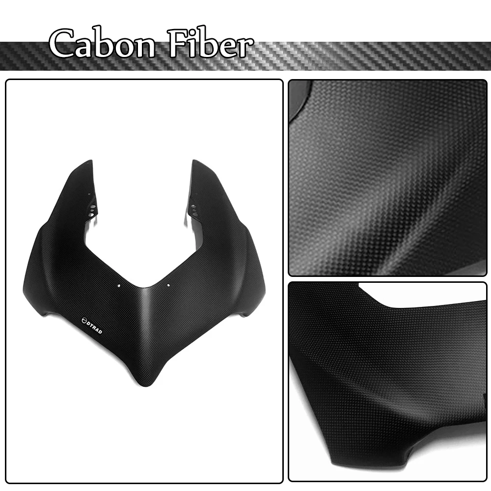 for Ducati Superleggera V4 2020 2021 Motorcycle Carbon Fiber Front Fairing Headlight Kit Cover Cowling Panel Guard Protector