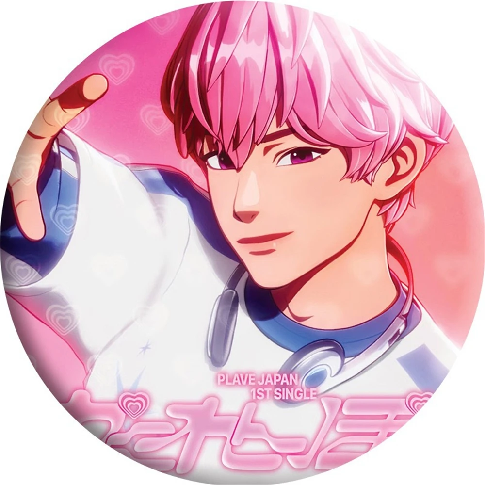 Broche en fer blanc, Badge de COSTUME de Cosplay d'idoles virtuelles d'anime de 58mm ﻿   Cadeau d'accessoires