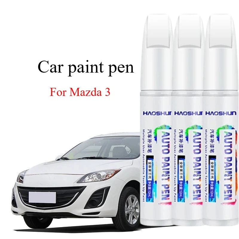 For Mazda 3 Star Paint Pen Fashion Silver Scratch Repair Artifact Xuanyunbai Original Car Paint Anti-rust Hand Spray