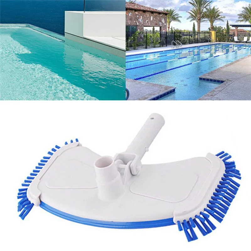 

AU13-Swimming Pool Vacuum Head Brush Cleaner Pool Cleaning Brush Head Pond Fountain Cleaning Tool Parts