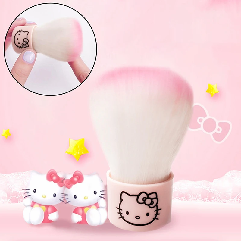 Sanrio Hello Kitty Nail Brush Soft Cartoon Cleaning Brush Cute Nail Tools Highly Attractive Charm Women Holiday Gifts