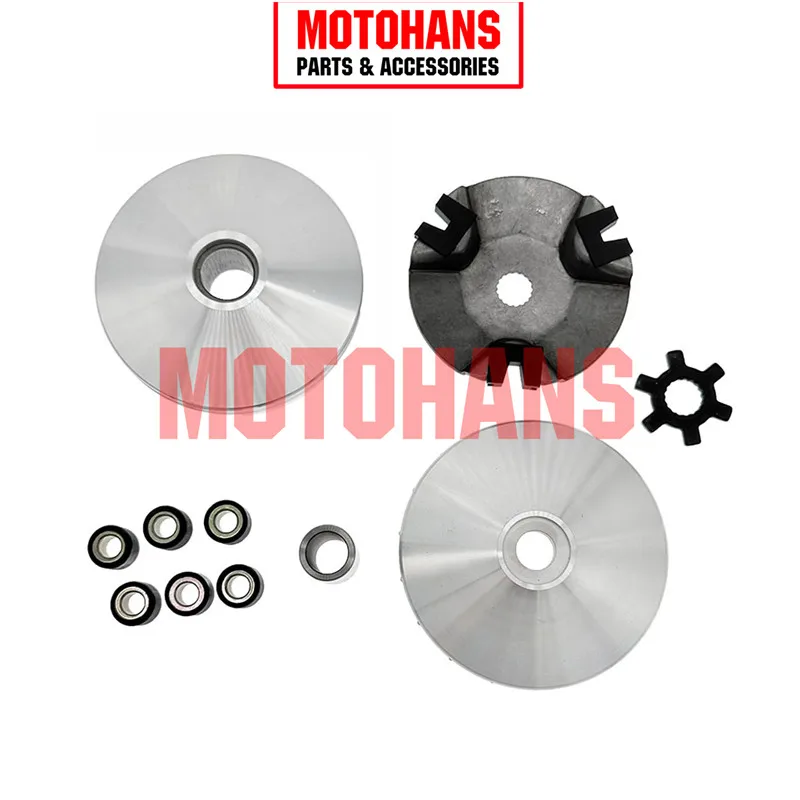 BX 16100103   KIT de embrague de variador delantero CVT de carreras, orificio de 13MM con polea de tracción de peso de rodillo para YAMAHA JOG50 BWS50 MBK BOOSTER50