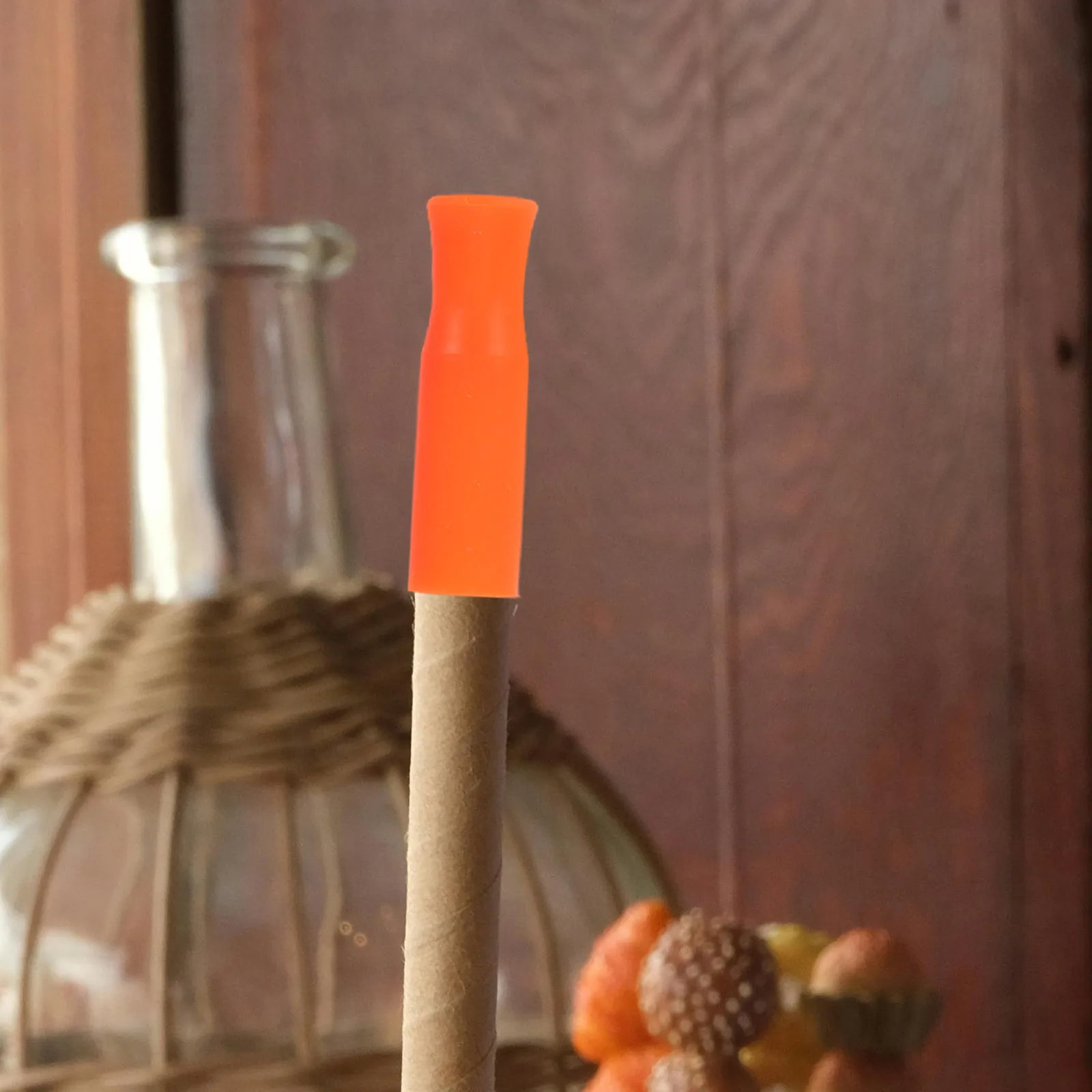 

54pcs Silicone Straw Covers 8Mm Colorful Reusable Tips For Tumblers Drinking Accessories Party Festival Use Straw Sleeve