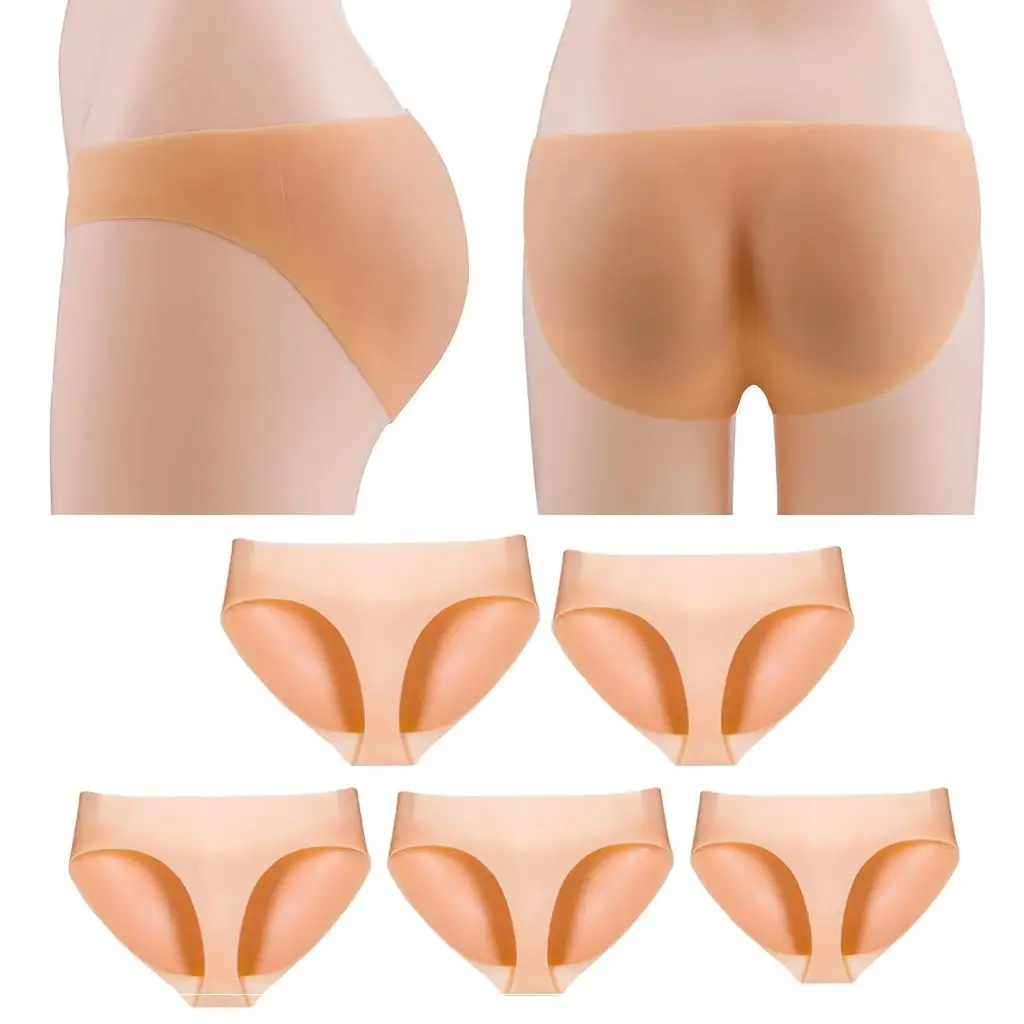 Female  Hip Full Silicone Padded Briefs Buttock Enhancer Body Shaper Panty