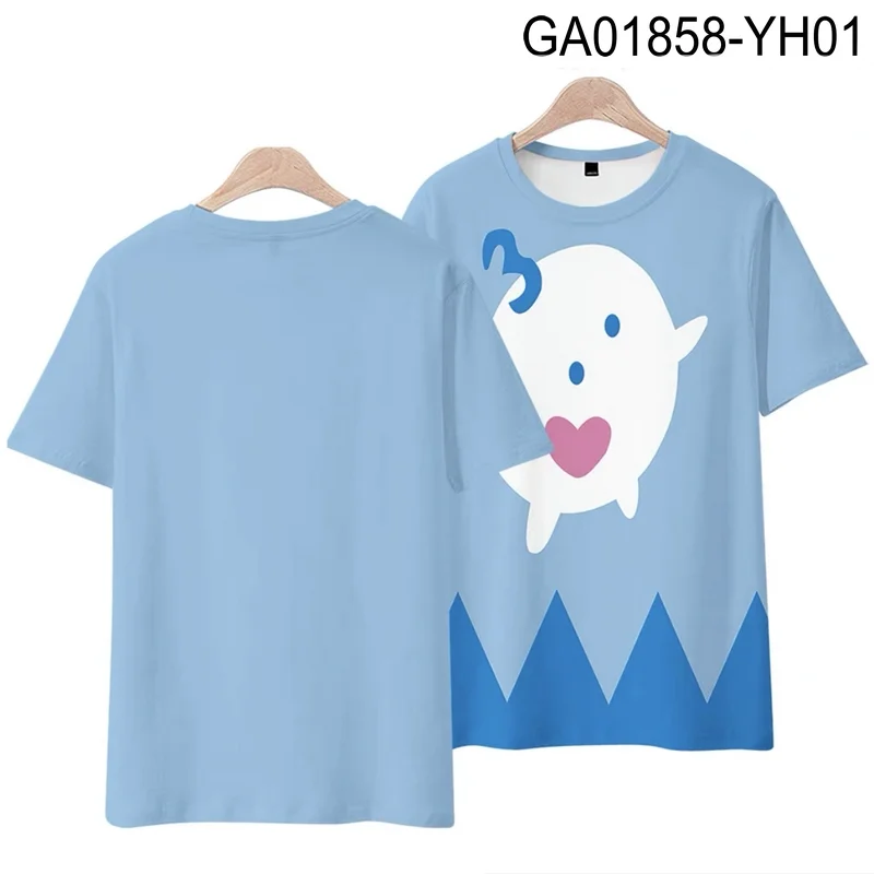 Zombie Land Saga 3d Print T-Shirt Zomer Mode Ronde Hals Korte Mouw Populaire Japanse Anime Streetwear Plus Size