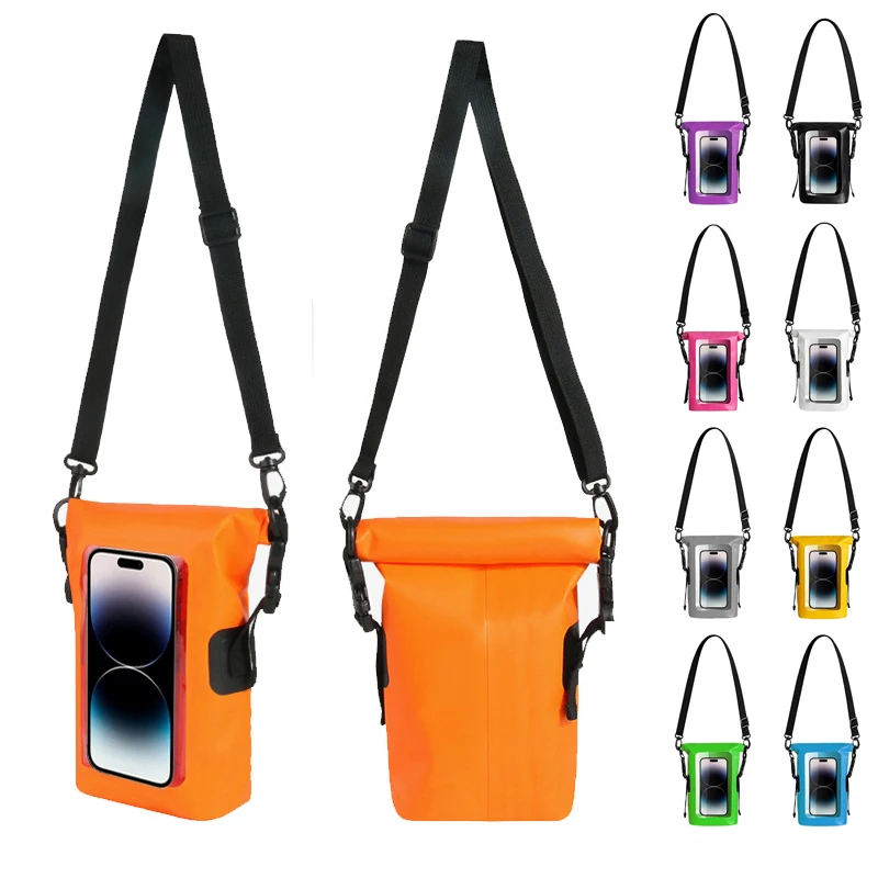 2l Droge Tas Touchscreen Waterdichte Tassen Telefoon Zakje Voor Trekking Driften Raften Surfen Kajakken Outdoor Sporttassen Kamperen