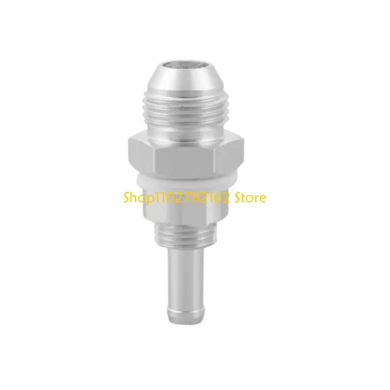 547B Aircraft Aluminum AN8 Male To 5 16 Hose Adapter Bulkhead Mount Design