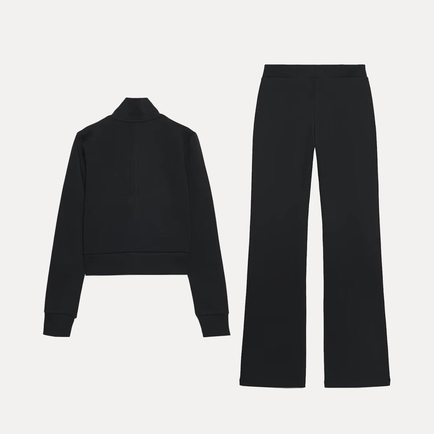 Z Faion-set voor dames 2025, herfstseizoen, sweatshirt met ritssluiting, uitlopende broek, bedrukt ontwerp, lange Sve opstaande kraag, vier zee...