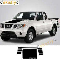 Hood Decor Sticker Car Trunk Bed Side Stickers For Nissan Frontier Truck Graphics Custom Covers Auto Tuning DIY Accessories