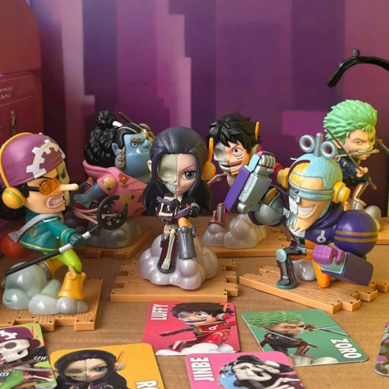 

Genuine One Piece Mighty Jaxx Semi-Anatomical Blind Box Vol.9 Egghead Island Decoration Anime Figure Doll Mystery Box Toy Gift
